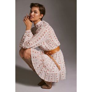 Let Me Be Mock Neck Sheer Mini Dress XSmall Petite